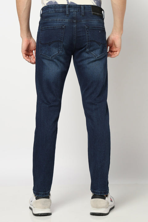 Dark Blue Ankle Fit Denim - jeans - Jeans - 