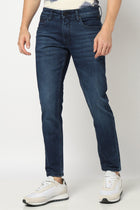 Dark Blue Ankle Fit Denim - jeans - Jeans - 