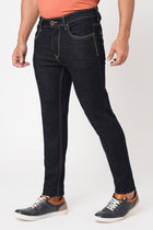 Dark Blue Ankle Fit Jeans - Jeans - 230610466