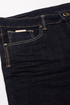 Dark Blue Ankle Fit Jeans - Jeans - 230610466