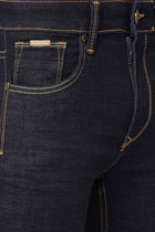 Dark Blue Ankle Fit Jeans - Jeans - 230610466