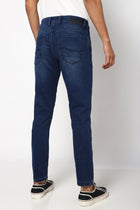 Dark Blue Ankle Fit Jeans - Jeans - 241110355