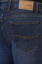 DARK BLUE ANKLE FIT KNITTED DENIM - Jeans - 251010782