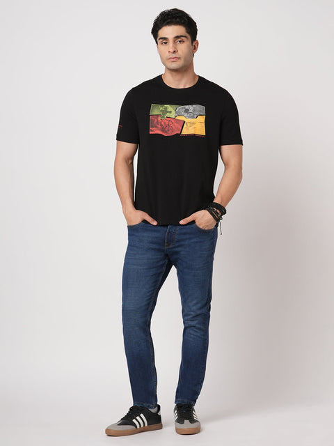 DARK BLUE ANKLE FIT KNITTED DENIM - Jeans - 251010782