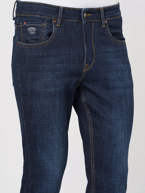 DARK BLUE ANKLE FIT TWILL DENIM - Jeans - 260111055