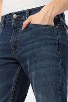 DARK BLUE ANKLE MENS JEANS - Jeans - 240610687