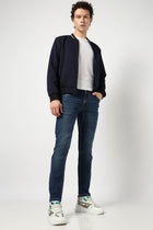 DARK BLUE ANKLE MENS JEANS - Jeans - 240610687