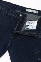 Dark Blue Cargo Jeans - Jeans - 241010165