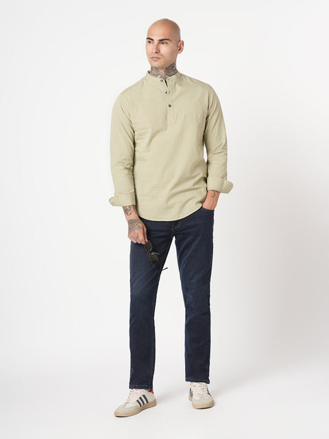 DARK BLUE KNITTED SLIM FIT DENIM - Jeans - 251110894