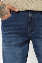 DARK BLUE MENS ANKLE FIT DENIM - Jeans - 250810514