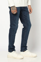 DARK BLUE PLAIN SLIM FIT MENS JEANS - Jeans - 250810525