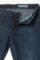 DARK BLUE PLAIN SLIM FIT MENS JEANS - Jeans - 250810525