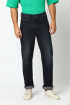 Dark Blue Regular Fit Jeans - Jeans - 240210116