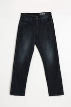 Dark Blue Regular Fit Jeans - Jeans - 240210116