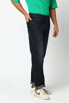 Dark Blue Regular Fit Jeans - Jeans - 240210116