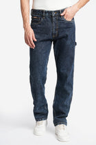 Dark Blue Relax Fit Jeans - Jeans - 240210100