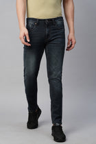 Dark Blue Skinny Fit Jeans - Jeans - 230410243