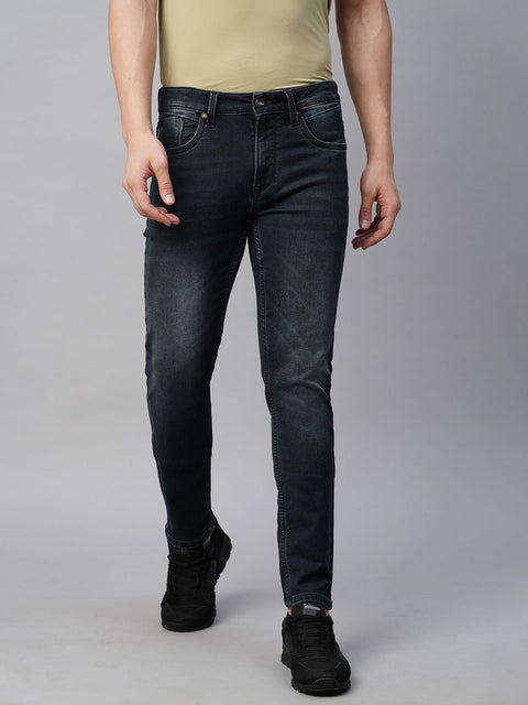 Dark Blue Skinny Fit Jeans - Jeans - 230410243