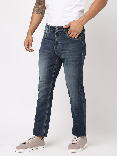 Dark Blue Skinny Fit Jeans - Jeans - 230310213