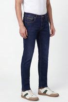 DARK BLUE SLIM FIT CLASSIC POCKET DENIM - Jeans - 251210985