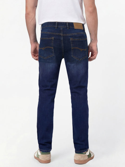 DARK BLUE SLIM FIT CLASSIC POCKET DENIM - Jeans - 251210985