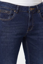 DARK BLUE SLIM FIT CLASSIC POCKET DENIM - Jeans - 251210985