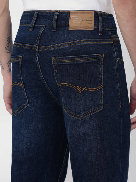 DARK BLUE SLIM FIT CLASSIC POCKET DENIM - Jeans - 251210985