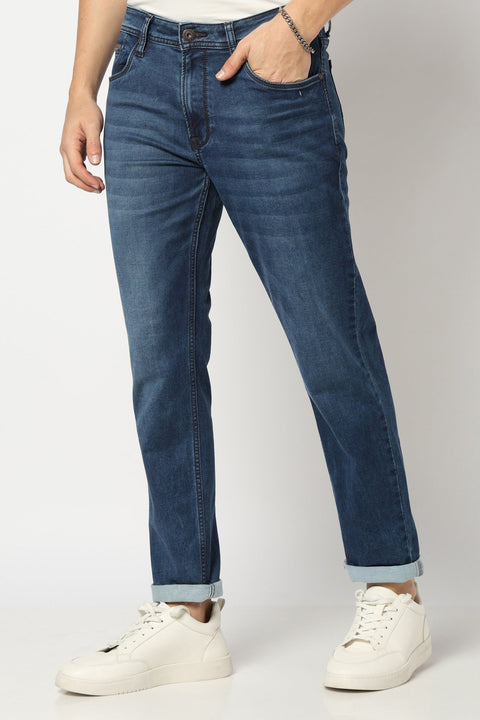 Dark Blue Slim Fit Denim - jeans - Jeans - 