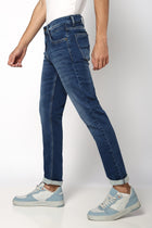 Dark Blue Slim Fit Jeans - Jeans - 241010221