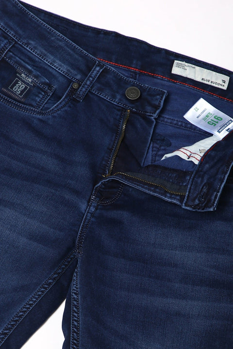 Dark Blue Slim Fit Jeans - Jeans - 241010323