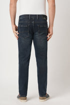 DARK BLUE SLIM FIT KNITTED JEANS - Jeans - 250910720