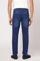 DARK BLUE SLIM FIT KNITTED MEN'S DENIM - Jeans - 251211035