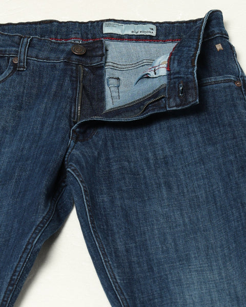 Dark Blue Slim Fit Men's Denim - Jeans - 250610333