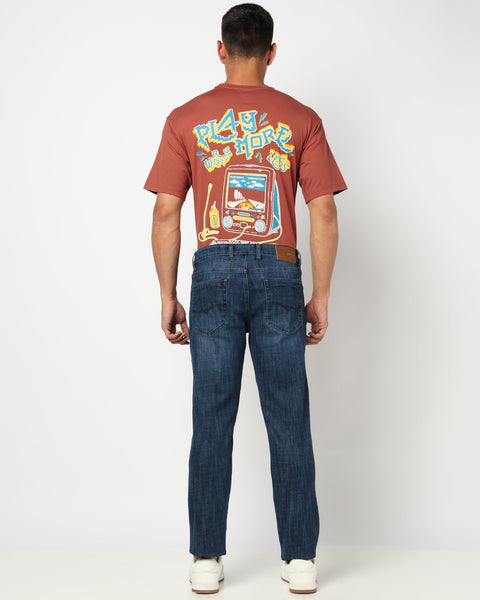 Dark Blue Slim Fit Men's Denim - Jeans - 250610333