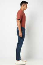 Dark Blue Slim Fit Men's Denim - Jeans - 250610333