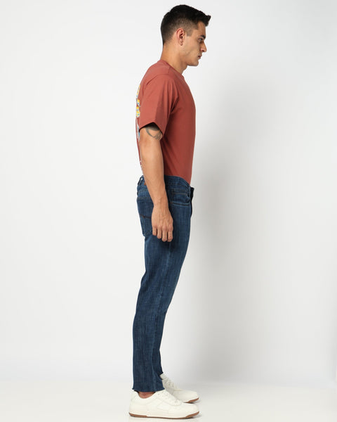 Dark Blue Slim Fit Men's Denim - Jeans - 250610333