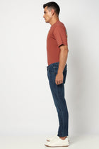 Dark Blue Slim Fit Men's Denim - Jeans - 250610333