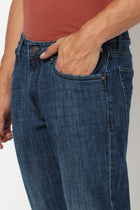 Dark Blue Slim Fit Men's Denim - Jeans - 250610333