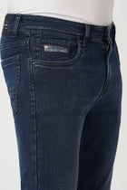 DARK BLUE SLIM TWILL JEANS - Jeans - 250810464