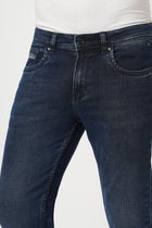 DARK BLUE SLIM TWILL JEANS - Jeans - 250810464