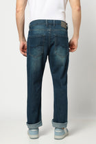 Dark Blue Straight Fit Jeans - Jeans - 250410145