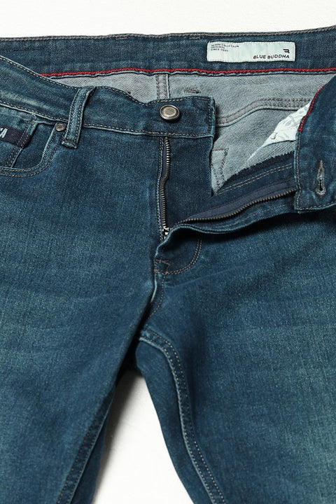 Dark Blue Straight Fit Jeans - Jeans - 250410145