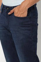Dark Blue Straight Fit Denim - Jeans - 250510178