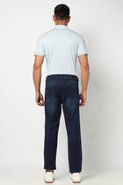 Dark Blue Straight Fit Denim - Jeans - 250510178
