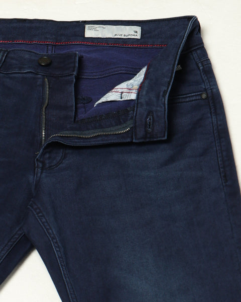 Dark Blue Straight Fit Denim - Jeans - 250510178