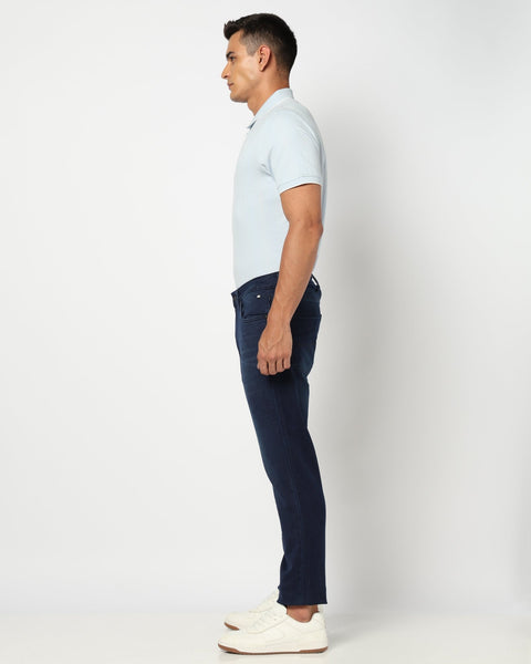 Dark Blue Straight Fit Denim - Jeans - 250510178
