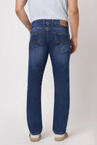 DARK BLUE STRAIGHT FIT REGULAR WASH DENIM - Jeans - 251210955