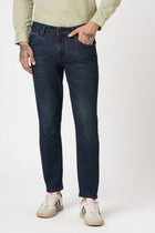 DARK BLUE TWILL ANKLE FIT DENIM - Jeans - 251010822