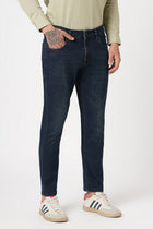 DARK BLUE TWILL ANKLE FIT DENIM - Jeans - 251010822