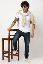 Dark Blue whiskered Jeans - Jeans - 230510446
